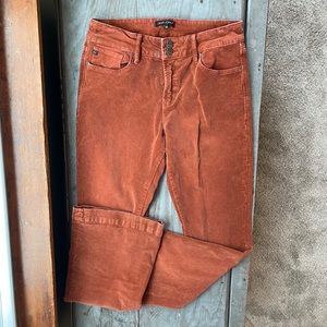 Dear John Rust Corduroy Flare Pants